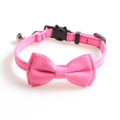 Pet Cat Collar Bow Tie With Bell