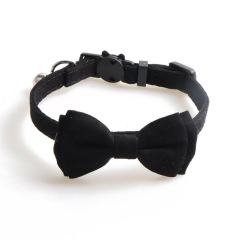 Pet Cat Collar Bow Tie With Bell