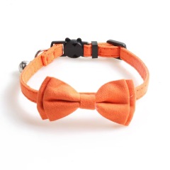 Pet Cat Collar Bow Tie With Bell
