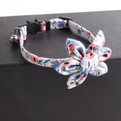 Sunflower Personalized Wholesale Cotton Soft Fashion Luxury Cat Collar