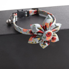 Sunflower Personalized Wholesale Cotton Soft Fashion Luxury Cat Collar