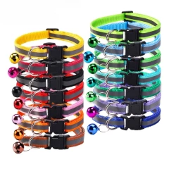 Pet Reflective Collar, Cat Dog Bell Collar, Dog Collar, Dog Luminous Collar, Cat Collar, Dog Collar