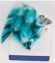 Long Haired Furry Mice Cat Toys Colorful Furry Mouse Cat Toy