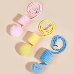 Cat toys new colored spring teasing cat ball cat self-exciting