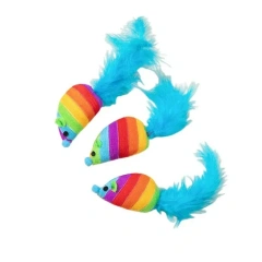 New Simulation Plush Mouse Doll Self Enjoying Chewing Teasing Cat Toy