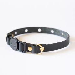 Exquisite handmade leather cat collar