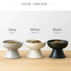 Ceramic Pet Bowl Neck Protection Cat Food Bowl with High Appearance High Quality and Safety Material High Foot Bowl