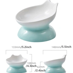 UFBemo Hot Sales of New Designs High Quality Cat Bowl Ceramic Pet Dog Bowl for Cat Pet