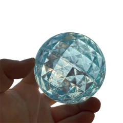 Pet Toy Ball Small Durable Interactive Chew Toy with Squeaker for Dogs Portable Bouncy Ball for Playtime