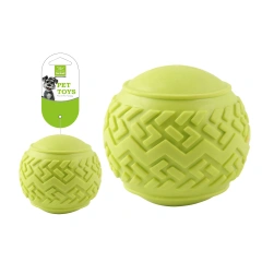 Nunbellpets Eco-friendly Interactive TPR Dog Chew Toy-Popular Chewable Pet Ball for Clean Teeth Bite Resistant Play Indoor