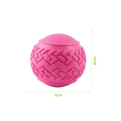 Nunbellpets Eco-friendly Interactive TPR Dog Chew Toy-Popular Chewable Pet Ball for Clean Teeth Bite Resistant Play Indoor