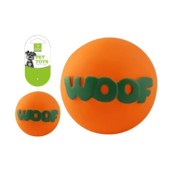 Nunbellpets Eco-Friendly Dog Chew Toy Durable Tough Rubber Squeaky Sounding Interactive Aggressive Chewers Teeth Cleaning Play