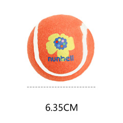 Cute Smile Face Eco-Friendly Rubber Synthetic Fiber Interactive Training Chew Toy Dogs-Outdoor Use