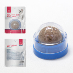 Catnip Ball Toy Plastic Molar Tooth Cleaning Bite-Resistant