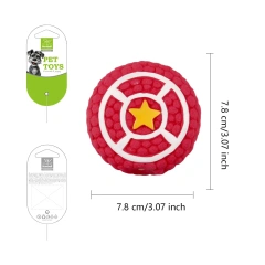 Nunbell Eco-Friendly Cartoon Soft Latex Dental Cleaning Chew Toy for Puppies and Senior Dogs