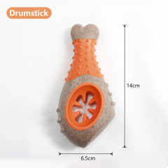 High Cost-effective Wood Plastic TPR Material Bite Resistant Dog Chew Toy