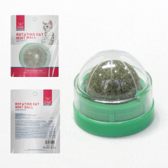 Catnip Ball Toy Plastic Molar Tooth Cleaning Bite-Resistant