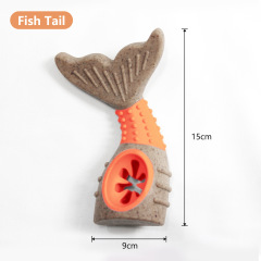 High Cost-effective Wood Plastic TPR Material Bite Resistant Dog Chew Toy