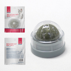 Catnip Ball Toy Plastic Molar Tooth Cleaning Bite-Resistant