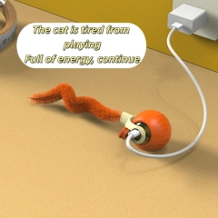 New Cat Interactive Ball Toys Bite Resistant Automatic Cat Teasing Ball Rolling Ball Smart Pet Electric Toy Dog Cat Training