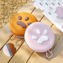 2 in 1 Foldable Pet Food Bowl Portable Silicone Puppy Dual Bowl Outdoor Travel Dog Drinking Bowl Folding Cat Bowls Dog Bowls