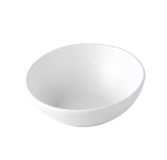 Ceramic Cat Food Bowl with Protection Cervical Slant Design Rounded Shape