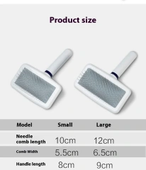 Pet Hair Shedding Comb Dog Cat Brush Grooming Long Hair Indoor Hair Remover Cleaning Magical Beauty Slicker Pet Supplies