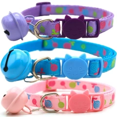Buckle Cartoon Cat Collars Pet Supplies Adjustable Small Dog Collar Cute Cat Head Kitten Necklace
