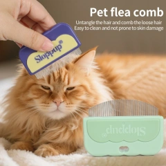 Factory Wholesale Pet Needle Teeth Comb for Cats & Dogs Open Knot Lice Flea Removal Comb