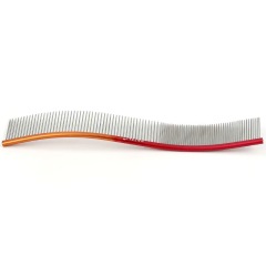 Pet curved grooming comb