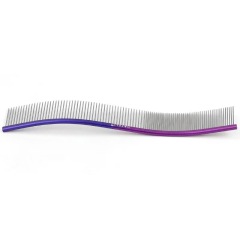 Pet curved grooming comb