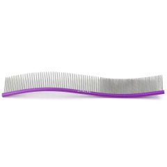Pet curved grooming comb