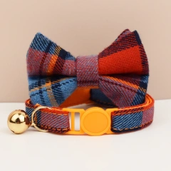Adjustable Cat Collars with Bowknot Pet Safety Prevents Choking Comfortable And Stylish for Cats