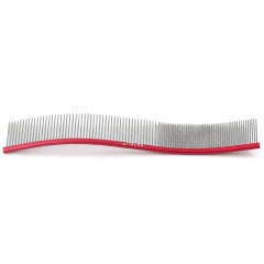 Pet curved grooming comb