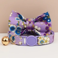 Adjustable Cat Collars with Bowknot Pet Safety Prevents Choking Comfortable And Stylish for Cats