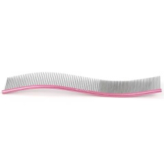 Pet curved grooming comb