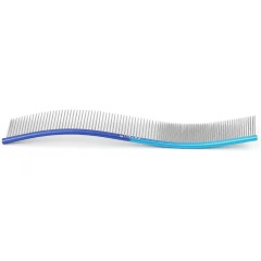 Pet curved grooming comb
