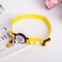 QR Code Pet ID Collar Tag Reflective Dog Collar With Customizable Lost Pet Info