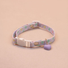 Pet Collar Cute Love Bell Accessories Cat Collar