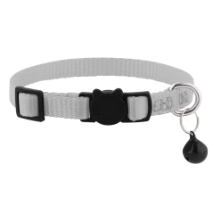 Ultra-Light Nylon Weave Belt Pet Collar with Se Bule Anti-Hanging Choking Traing Bell Pink Ne Ring for s