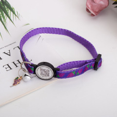 QR Code Pet ID Collar Tag Reflective Dog Collar With Customizable Lost Pet Info
