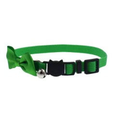 Nylon Safety Breakaway Quick Release Bowtie Cat Kitten Collar With Bell