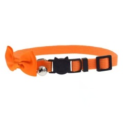 Nylon Safety Breakaway Quick Release Bowtie Cat Kitten Collar With Bell