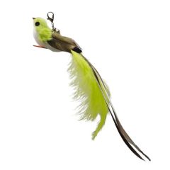 Simulation Bird Cat Toys Funny Interactive Peacock with Bell Cat Stick Toy
