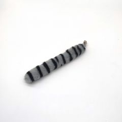 Replaceable heads for fox fur and rabbit fur cat toys