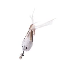 Simulation Bird Cat Toys Funny Interactive Peacock with Bell Cat Stick Toy