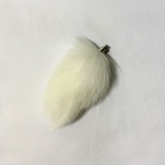 Replaceable heads for fox fur and rabbit fur cat toys
