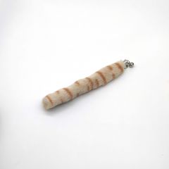 Replaceable heads for fox fur and rabbit fur cat toys