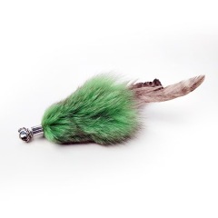 Luxury Feather Teaser Cat Stick Replacement Head Bell Toy