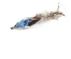 Simulation Bird Cat Toys Funny Interactive Peacock with Bell Cat Stick Toy